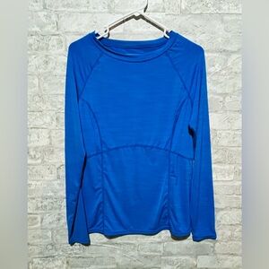 Coolibar UPF 50+ UV sun protection shirt in Royal blue, size M